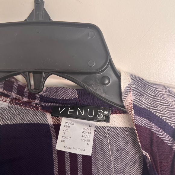 NWOT Venus Plaid wrap Sz M - Picture 4 of 7